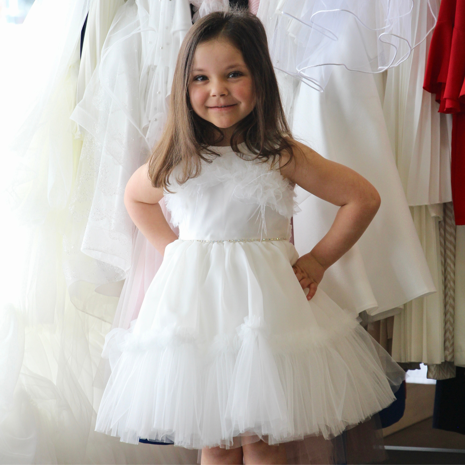 Petite Petal Girls Formal Dress-2