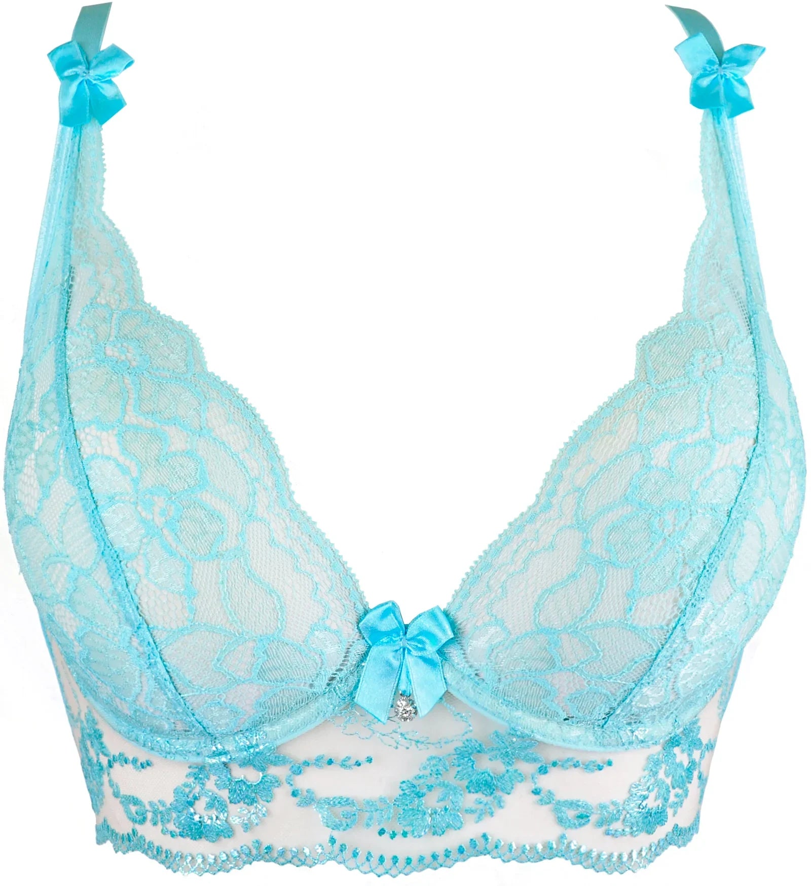 Axami Alice Sheer Deep Plunge Bra-2