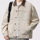 Men's Plus Size Two-Tone Collar Casual Jacket - Farnelli