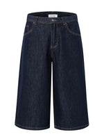 Men's Wide-Leg Denim Shorts - Farnelli