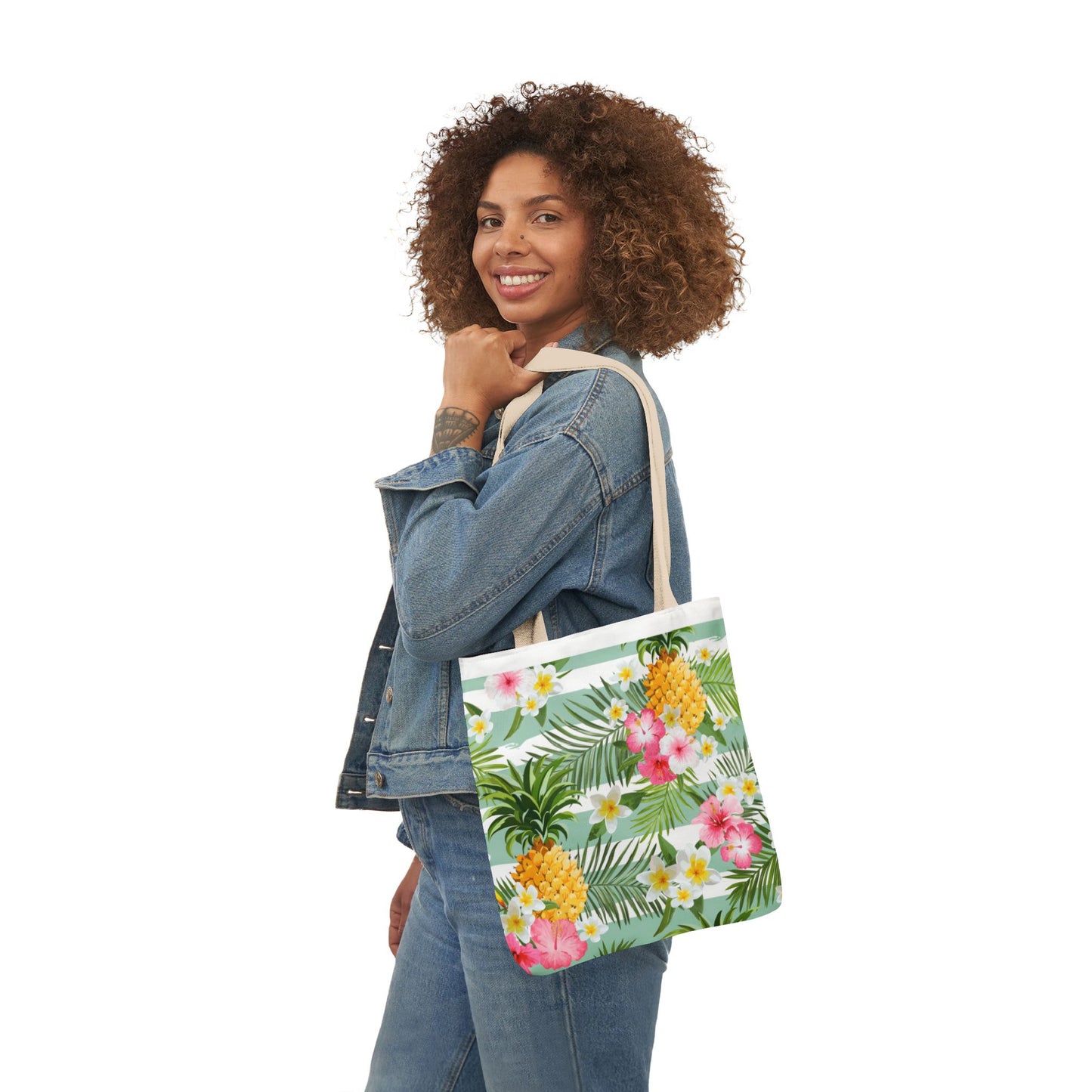 Tropical Canvas Tote Bag