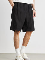 Men's Ruched Shorts with Pockets - Farnelli