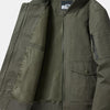 Men's Plus Size Casual Lightweight Bomber Jacket - Army Green