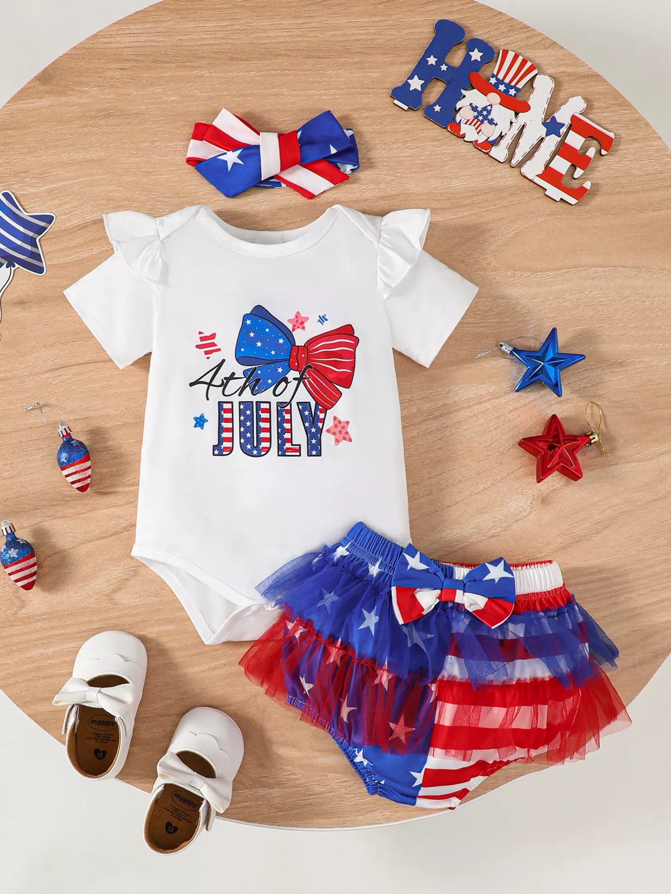 Children's 4th of July US Flag 3 Piece Set - Farnelli