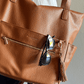 The Lillian Diaper Bag - Cognac
