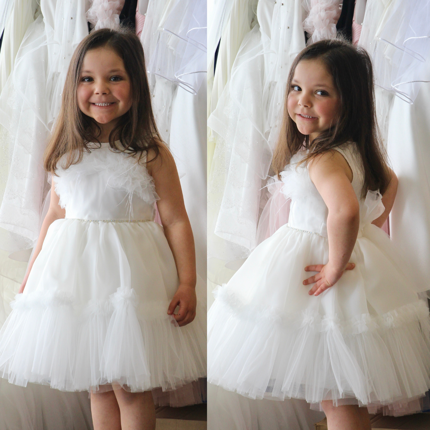 Petite Petal Girls Formal Dress-3