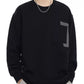 Men's Plus Size Crew Neck Sweatshirt with Pocket Detail - Farnelli