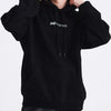 Men's Drop Shoulder Drawstring Hoodie - Black