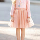 Children's Rabbit Long Sleeve Tulle Dress - Farnelli