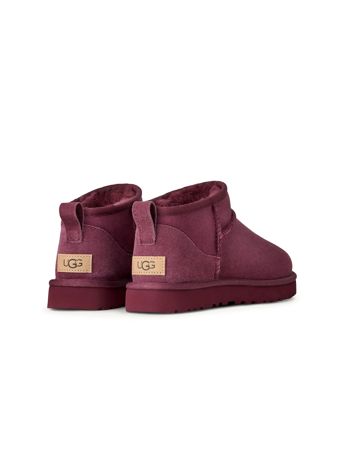 Women's Classic Ultra Mini boots in burnt magenta by Denim Exchange