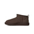 UGG Women's Classic Ultra Mini boots in Dusted Cocoa, stylish women's footwear with plush sheepskin lining and rugged sole.