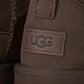 UGG Womens Classic Ultra Mini Dusted Cocoa boots, cozy suede footwear for women with plush lining and stylish design.