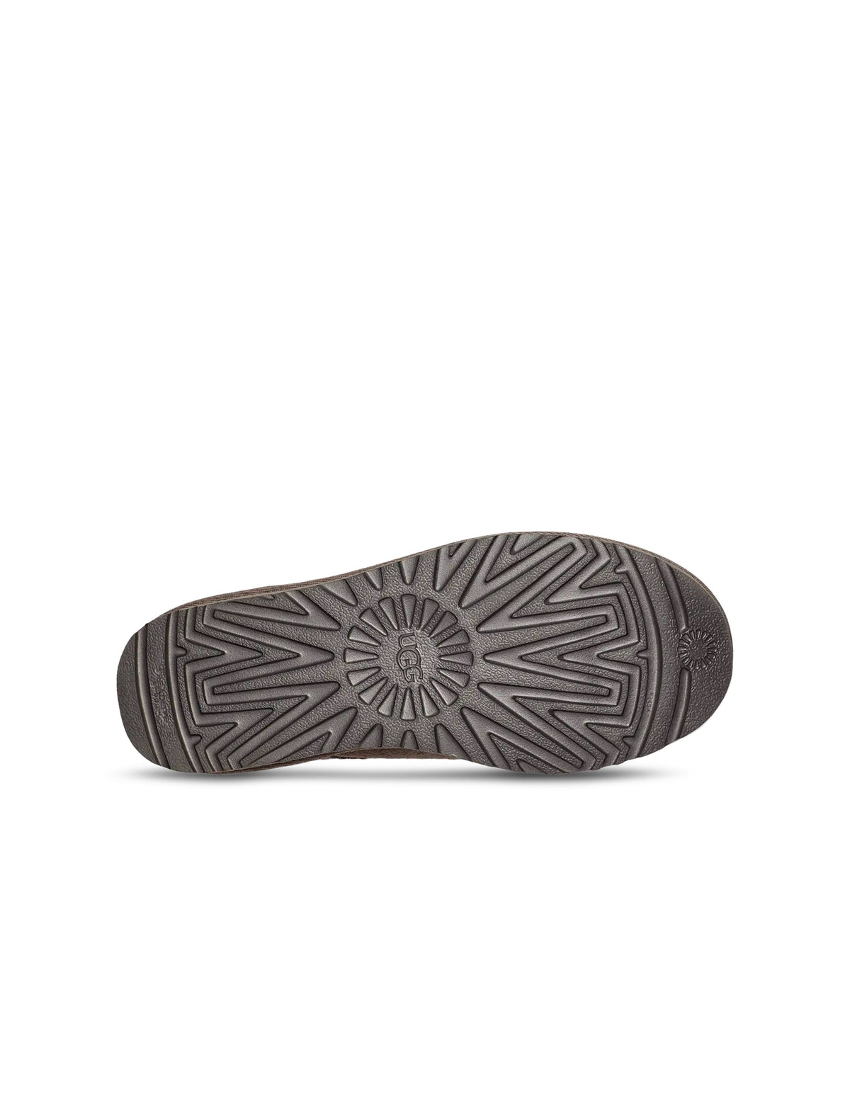 Grey UGG Women's Classic Ultra Mini boots, cozy footwear with sheepskin lining, showcasing a stylish mini ankle boot design.