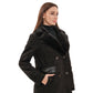 Genuine Mink Fur Eco Suede Jacket