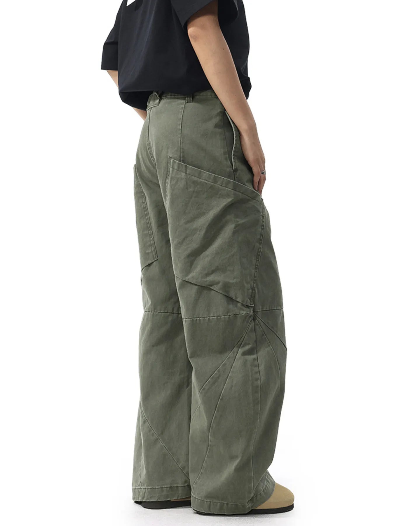 Men's Wide Leg Cargo Pants - Farnelli