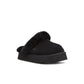Black UGG Womens Disquette footwear by Denim Exchange, showcasing stylish women's shoes with a sleek design and comfortable fit.