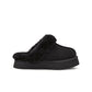 Black UGG Womens Disquette footwear from Denim Exchange, showcasing stylish women's black shoes with a sleek design.