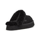 Black UGG Disquette women's footwear in a stylish design, featuring a sleek silhouette and comfortable fit.