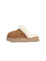 UGG Women's Disquette Chestnut slip-on shoes with quilted design and suede finish, stylish women's footwear from Denim Exchange.