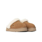 UGG Womens Disquette Chestnut footwear by Denim Exchange, showing tan suede slip-on shoes with chunky soles and rounded toes.