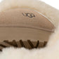 UGG Women's Disquette Sandal in neutral sand color, stylish women's footwear with cushioned sole and open toe design.