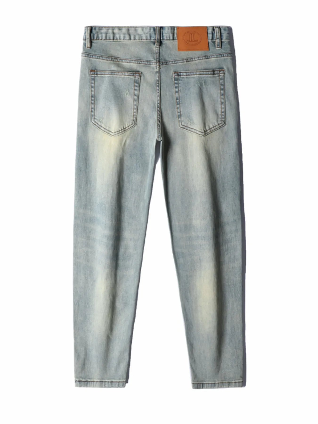 Men's Distressed Slim Fit Jeans - Farnelli