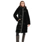 Faux Mink Effect Fur Hooded Coat
