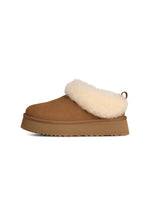 UGG Women's Tazzelle Chestnut Slippers, cozy footwear with plush lining and slip-on design, perfect for indoor comfort.