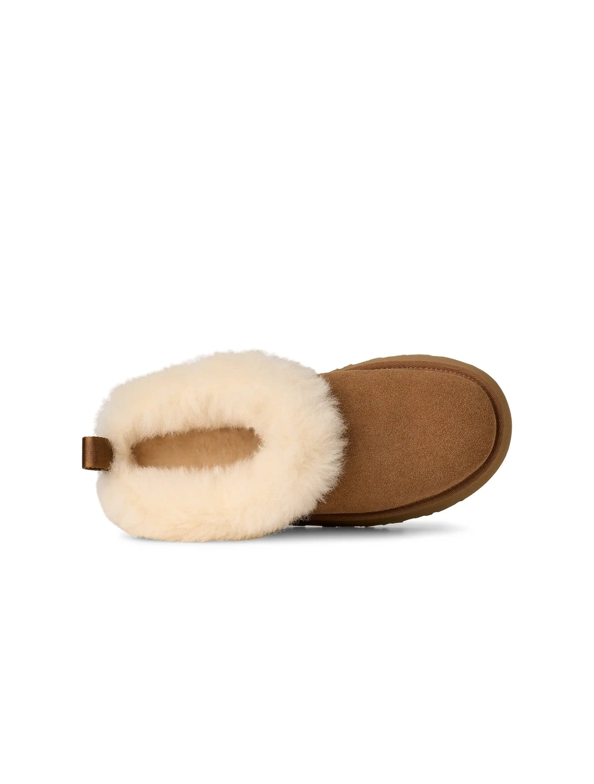 UGG Womens Tazzelle Slipper in Chestnut color, cozy footwear with plush lining and slip-on design, displayed on a neutral background.