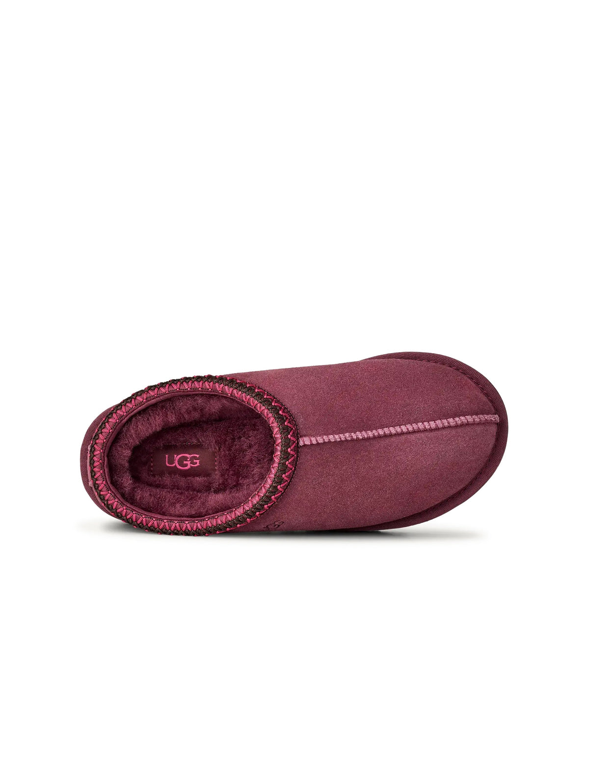 UGG Womens Tasman II Burnt Magenta boots, stylish footwear with suede finish and cozy lining, casual winter footwear for women.