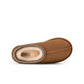 UGG Womens Tasman II Chestnut footwear, denim exchange brand, showing cozy sheepskin-lined slip-on shoes in chestnut brown.