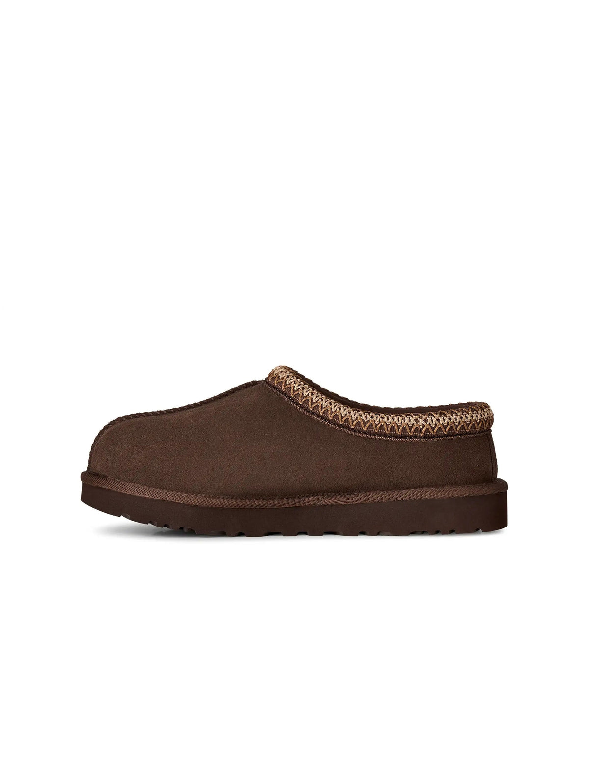 UGG Women's Tasman II Dusted Cocoa slippers with sheepskin lining and suede exterior, showcasing cozy footwear style.