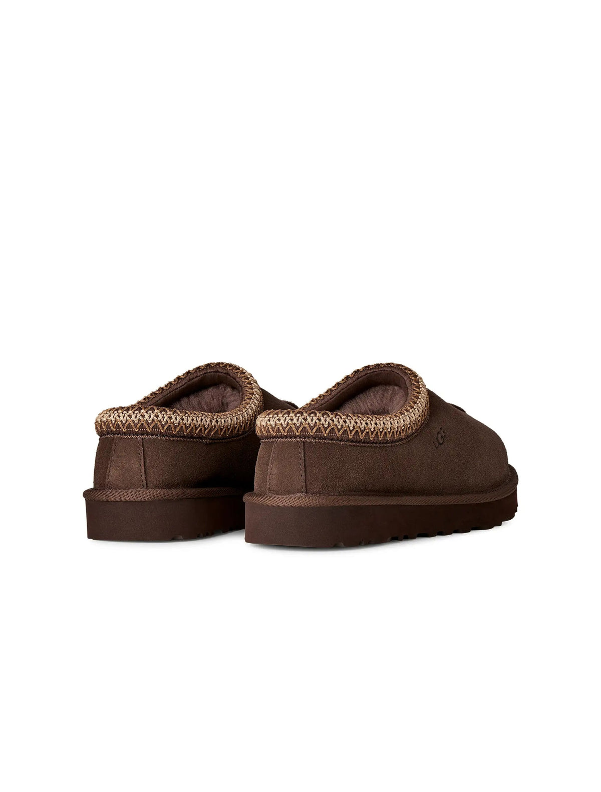 UGG Women's Tasman II Dusted Cocoa slippers with plush sheepskin lining and suede exterior, casual footwear for women.