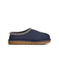 Dark indigo UGG Womens Tasman II footwear featuring cozy sheepskin and stylish design, ideal for casual wear.