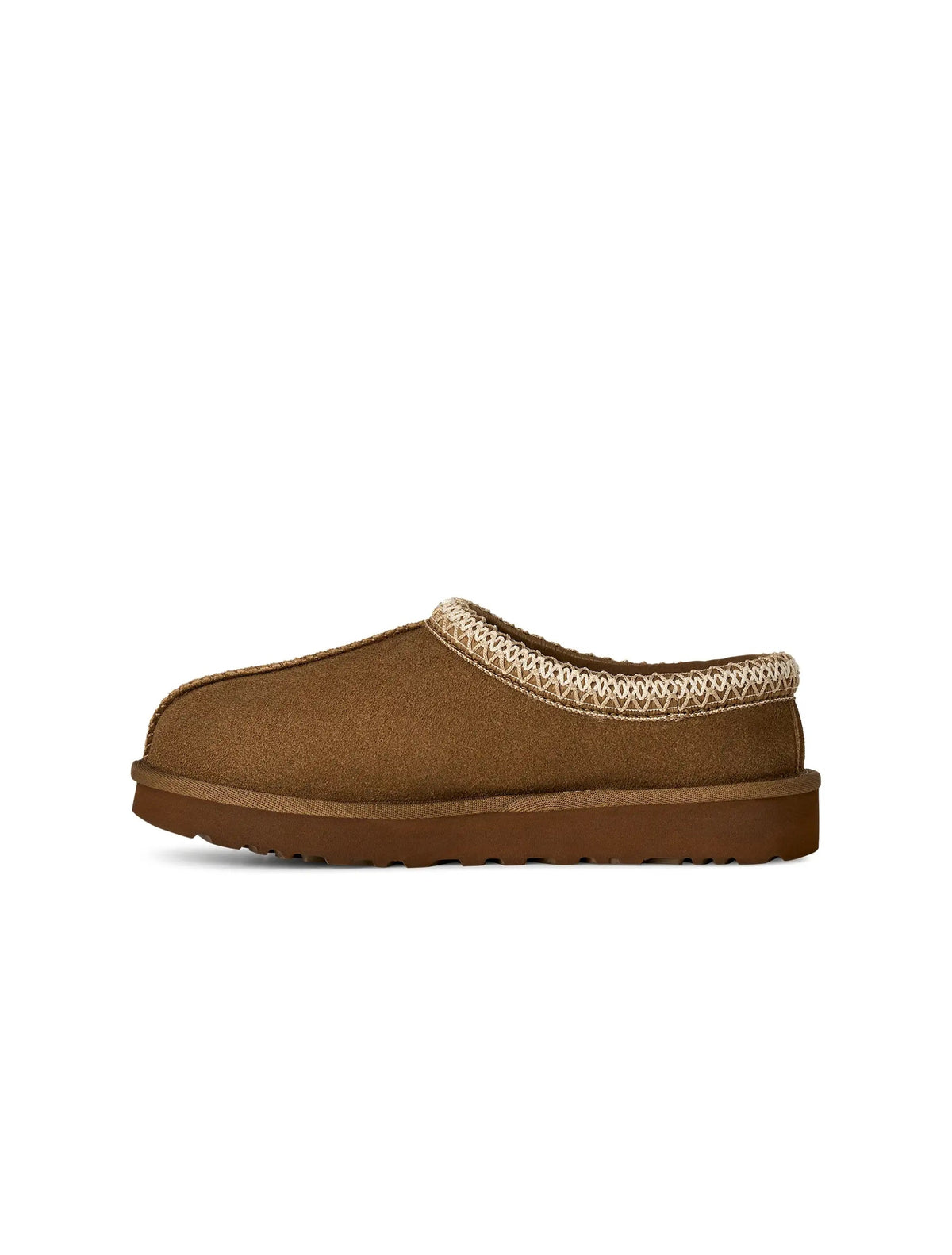 Light bronze UGG Womens Tasman II footwear featuring soft sheepskin lining and durable rubber outsole.
