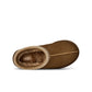UGG Womens Tasman II light bronze footwear with shearling lining and suede exterior, stylish and comfortable for casual wear.