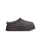 UGG Womens Tazz II Obsidian boots in navy, stylish footwear with suede and shearling details for cozy, casual wear.