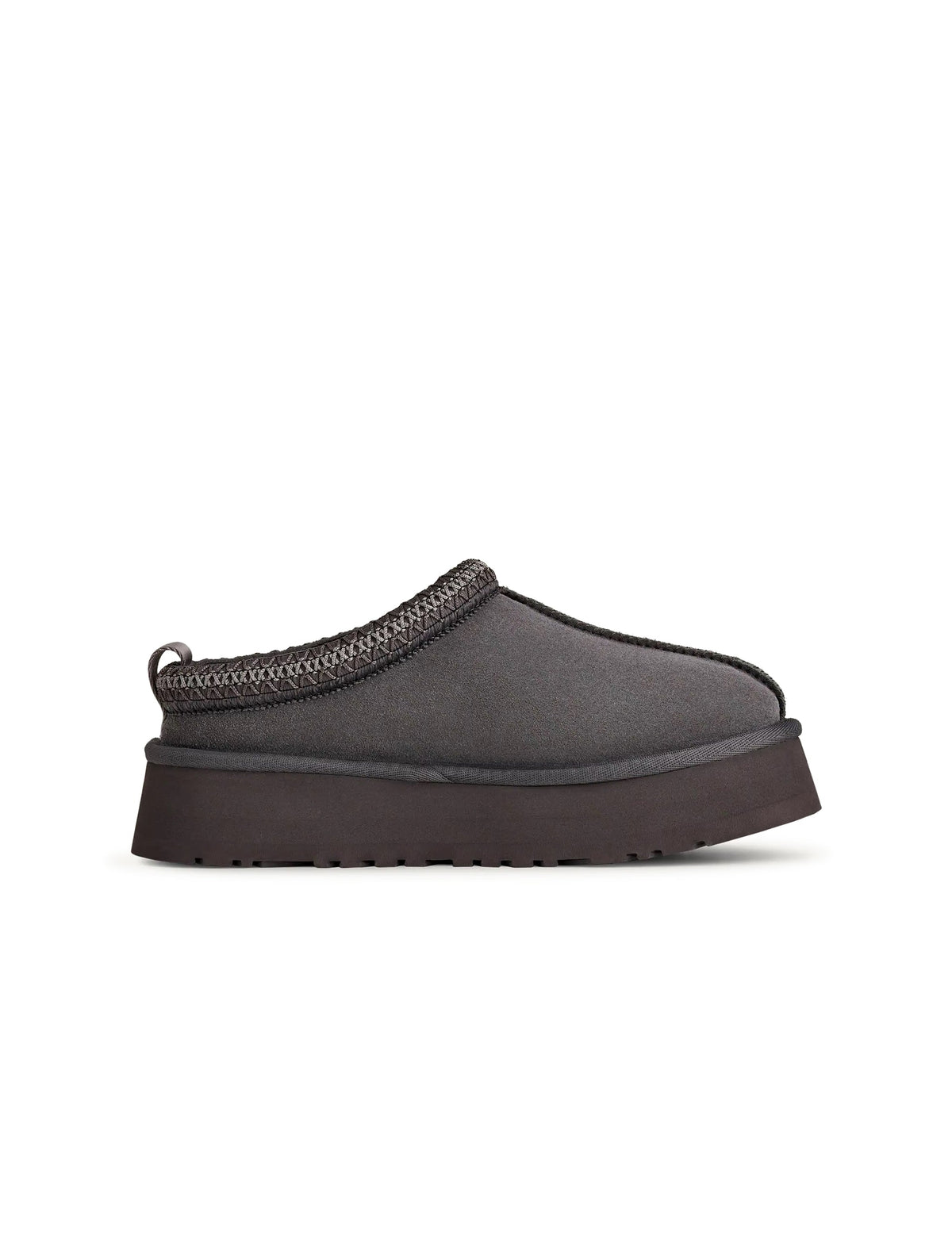 UGG Womens Tazz II Obsidian boots in navy, stylish footwear with suede and shearling details for cozy, casual wear.