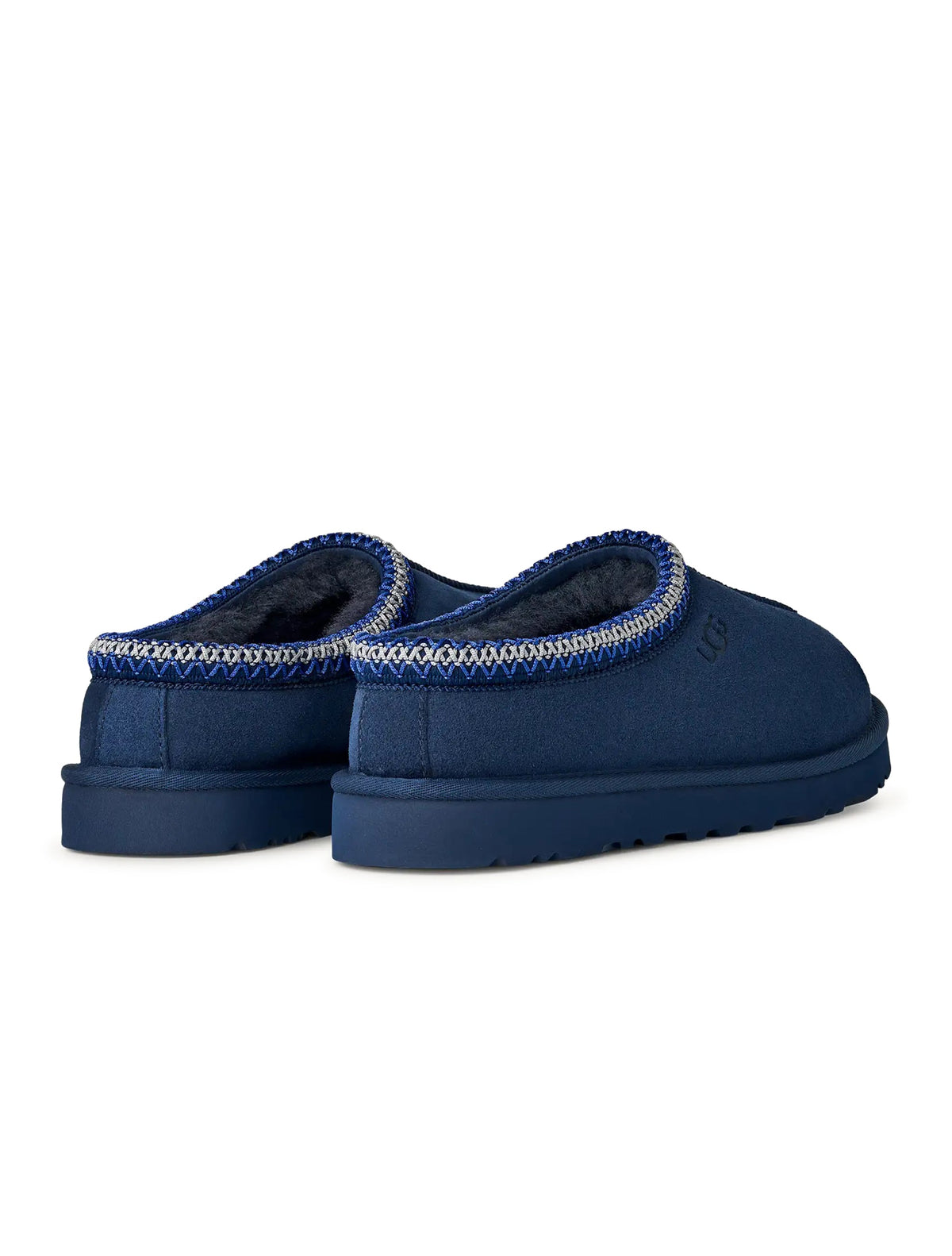 Men's UGG Tasman II footwear in Deep Ocean blue suede with a textured collar and durable sole