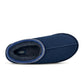 UGG men's Tasman II footwear in Deep Ocean blue suede with embroidered trim and cozy lining