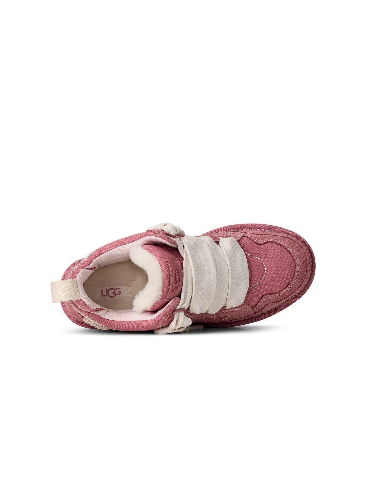 Women's UGG Lowmel Meadow sneaker in Horizon Pink, side view