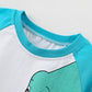 Children's Dinosaur Raglan Sleeve T-Shirt - Farnelli