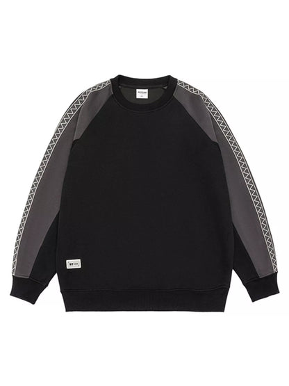 Men's Plus Size Raglan Sleeve Casual Sweatshirt - Farnelli