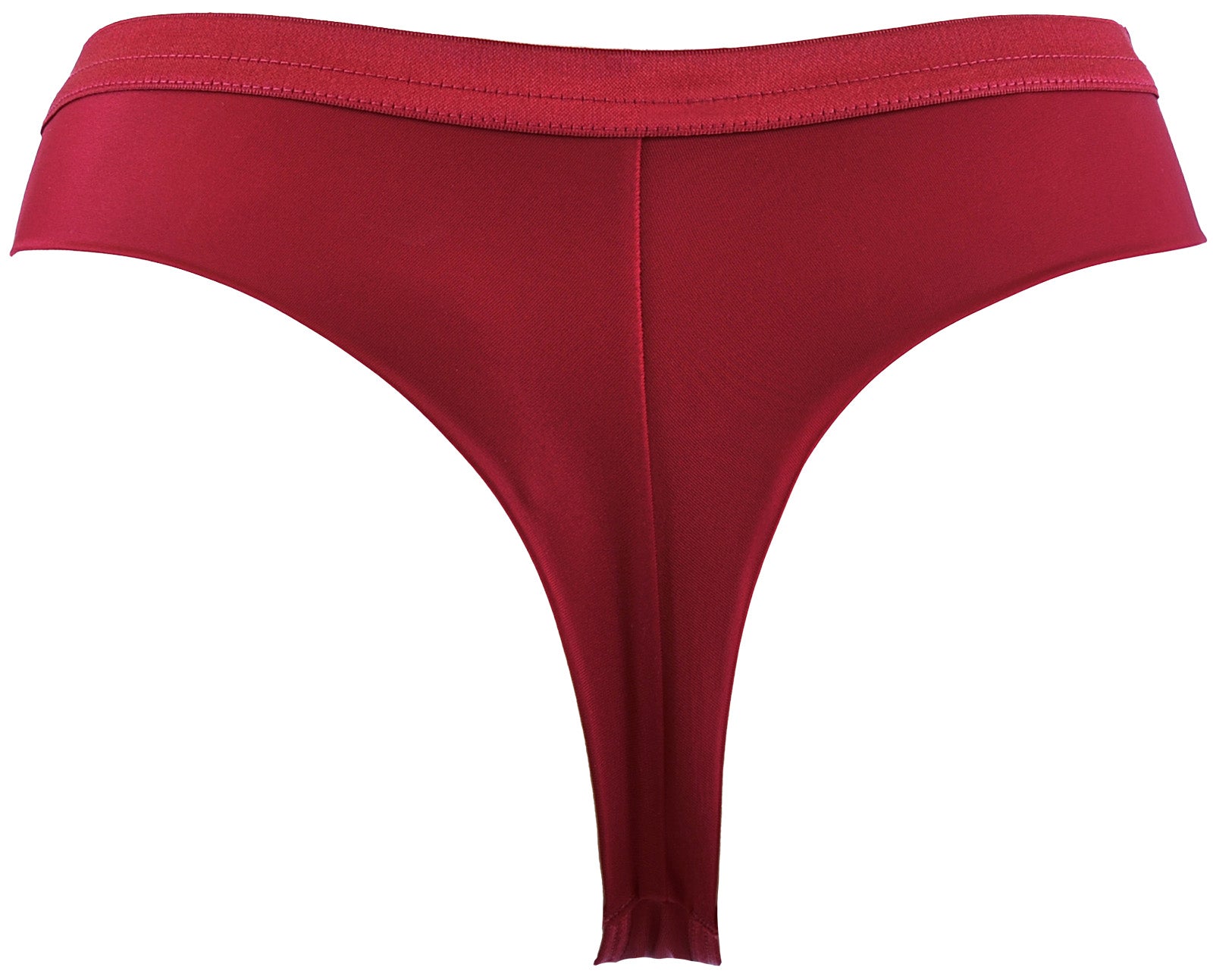 Axami Linea Burgundy Soft Brazilian Thong Panty-3