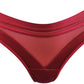 Axami Linea Burgundy Soft Brazilian Thong Panty-2