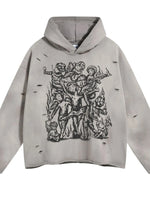 Men's Graphic Long Sleeve Hoodie - Farnelli