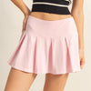 HYFVE Pleated Mini Skort - Blush Pink