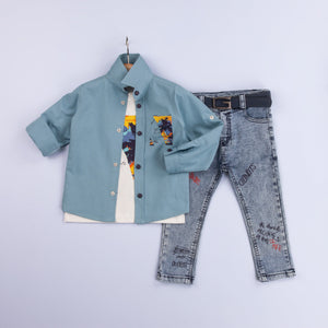 Splash Paint Boys Casual Set - Farnelli