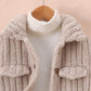 Children's Cozy Fleece Button-Down Jacket - Farnelli