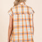 Mittoshop Mineral Wash Plaid Button Down Shirt - Farnelli
